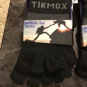 Athletic toe socks